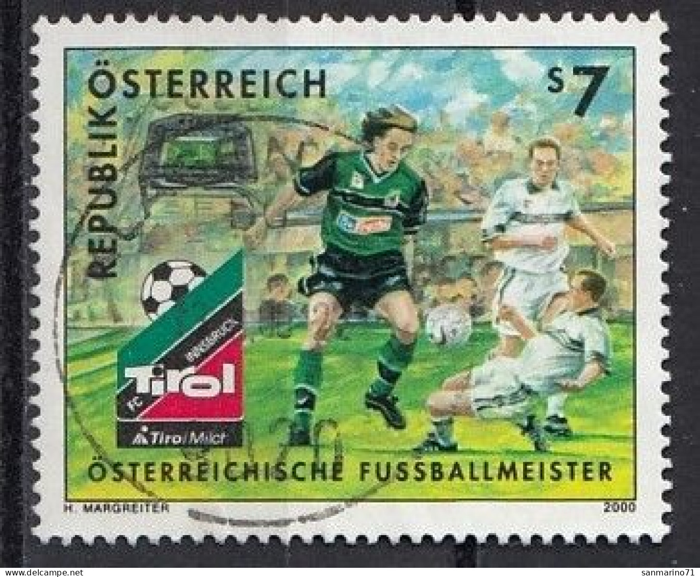 AUSTRIA 2307,used,falc Hinged - Gebruikt