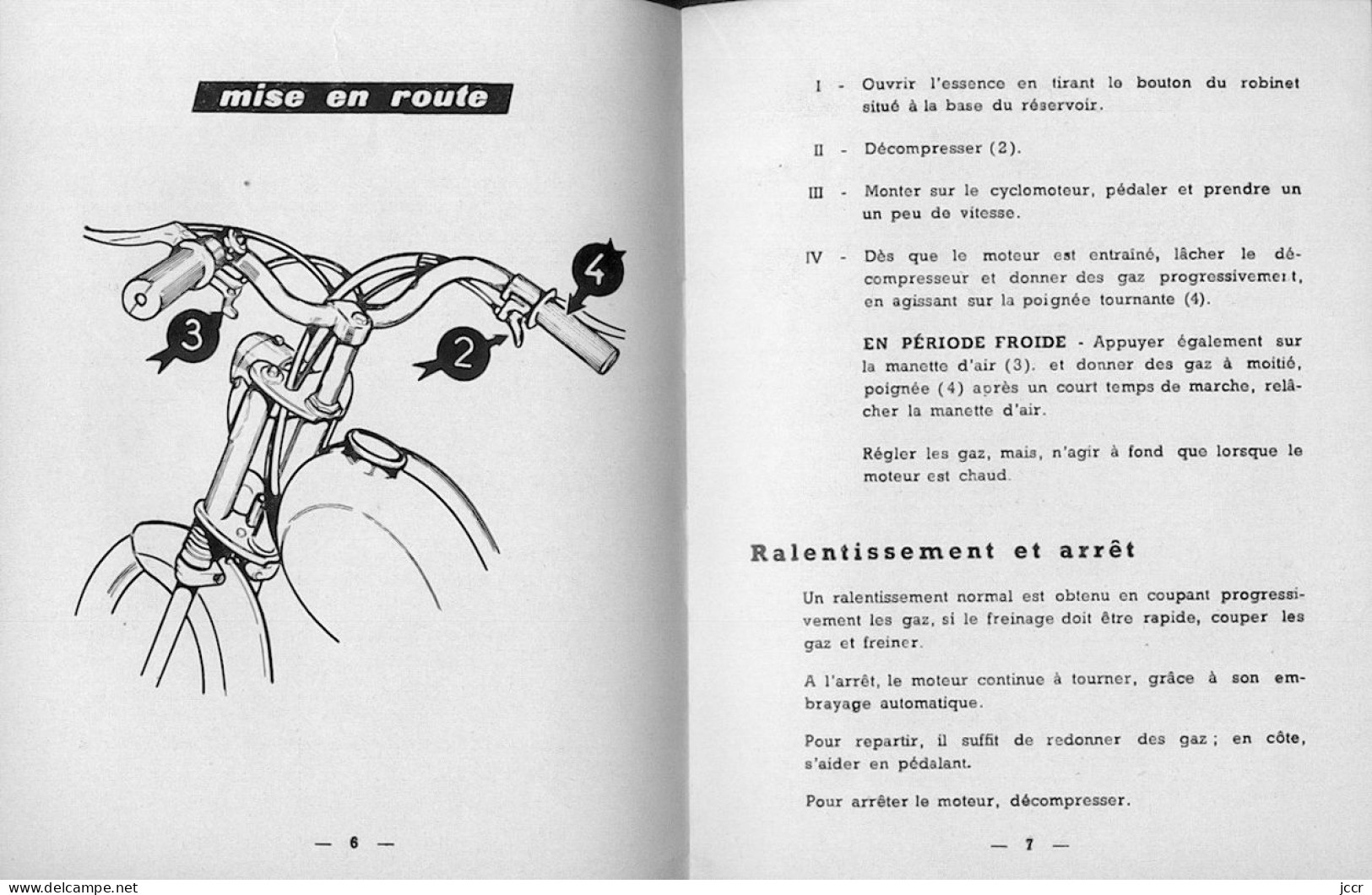 Les Cyclomoteurs Peugeot 49 Cm3 Monovitesse - Notice D'Entretien - 1957 - Moto