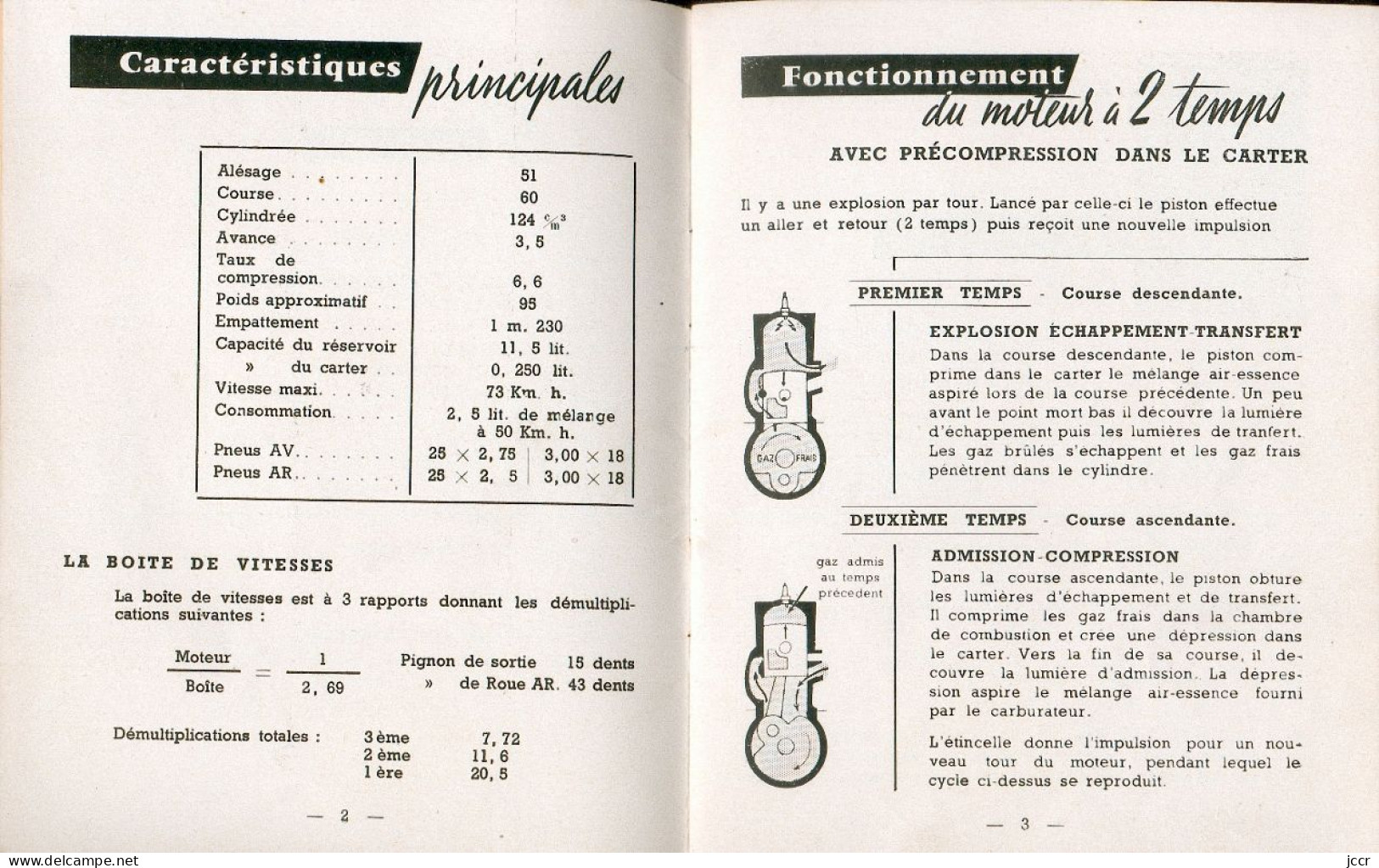 Entretien Et Réparation Des Vélomoteurs 3 Vitesses 124 Cm3 Peugeot - 1958 - Motorfietsen