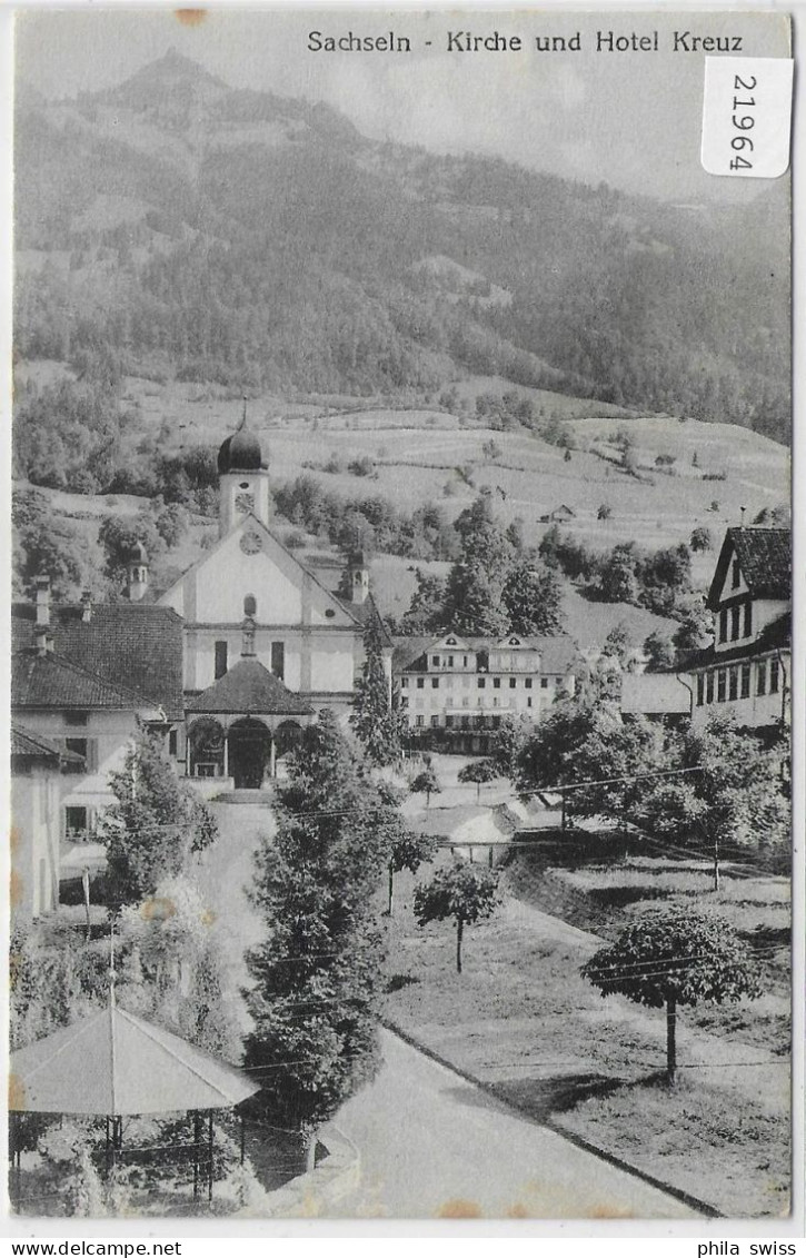 Sachseln - Kirche Und Hotel Kreuz - Sachseln