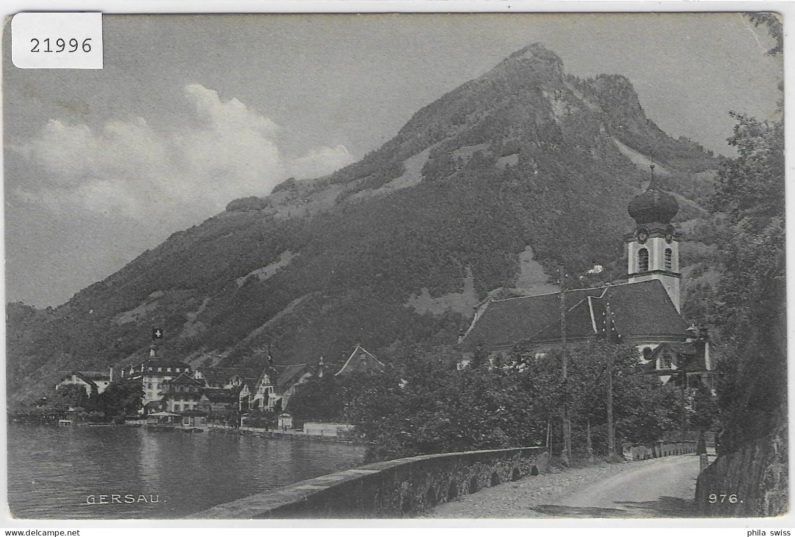 Gersau - Dorfparie Mit Kirche - Gersau