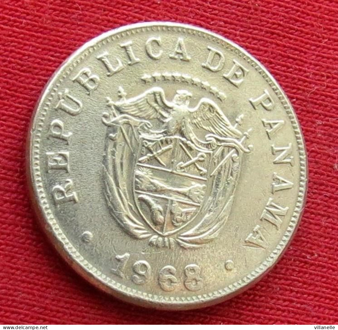 Panama 5 Centesimos 1968 KM# 23.2 Lt 848 *V1T - Panama