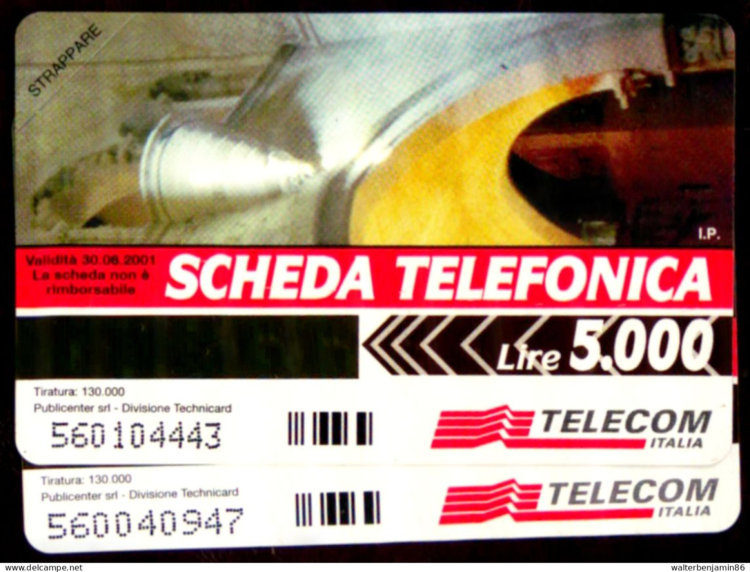 G 956 & 956 A C&C 3058 2 SCHEDE TELEFONICHE NUOVE MAGNETIZZATE BARLETTA VARIETA' OCR CORTO E LUNGO - Errori & Varietà