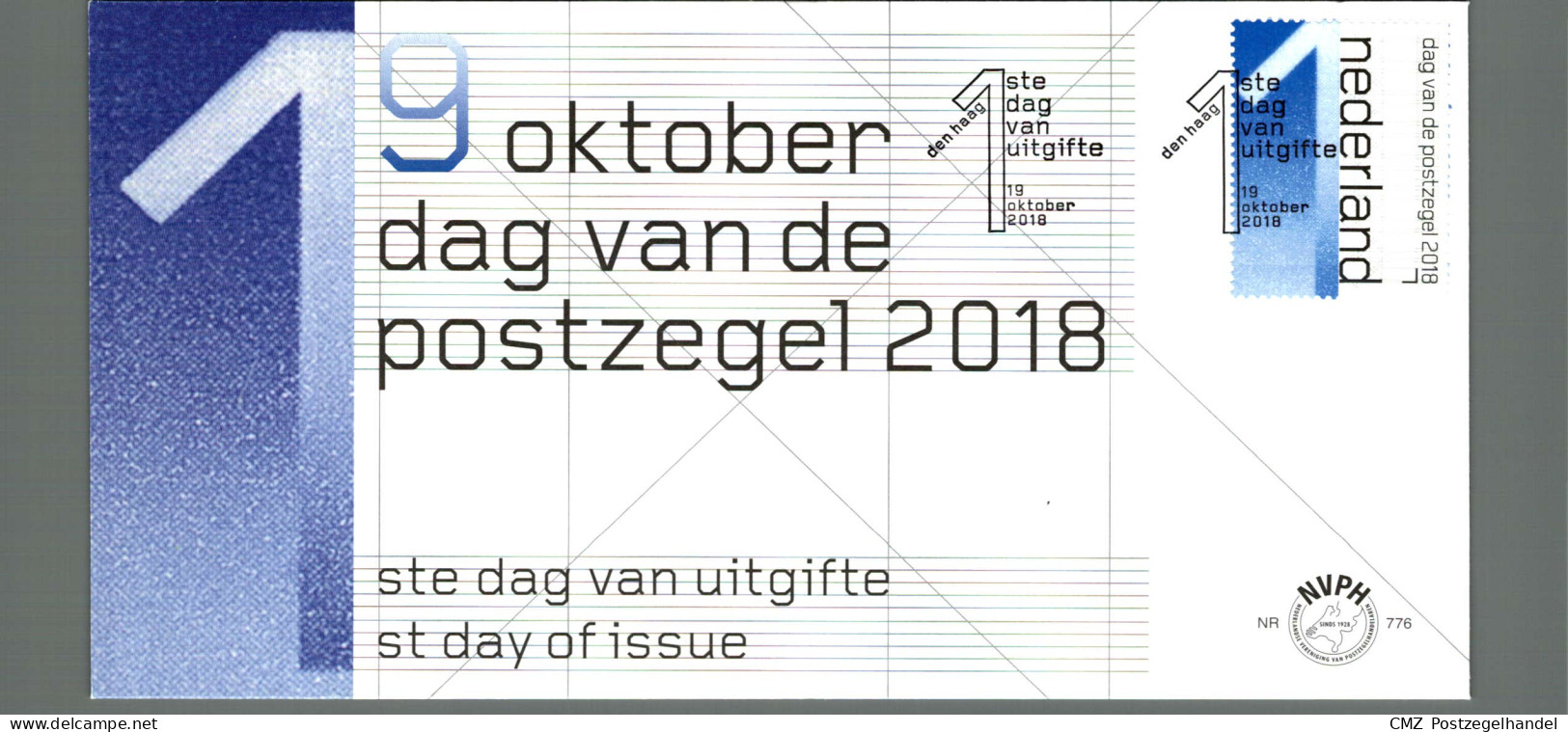 Jaarcollectie FDC eerstedagenveloppen 2018 onbeschreven 