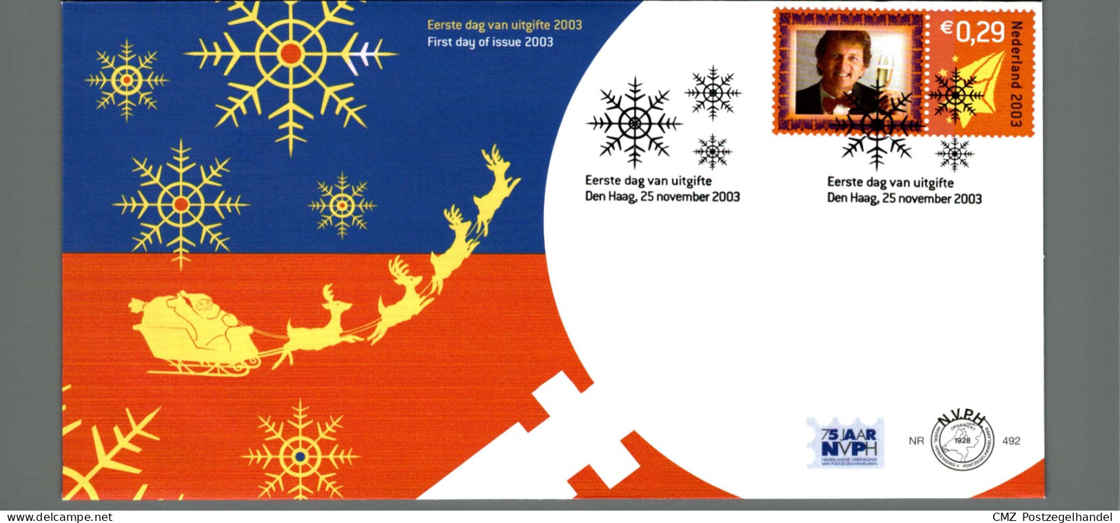 Jaarcollectie FDC Eerstedagenveloppen 2003 Onbeschreven - Années Complètes