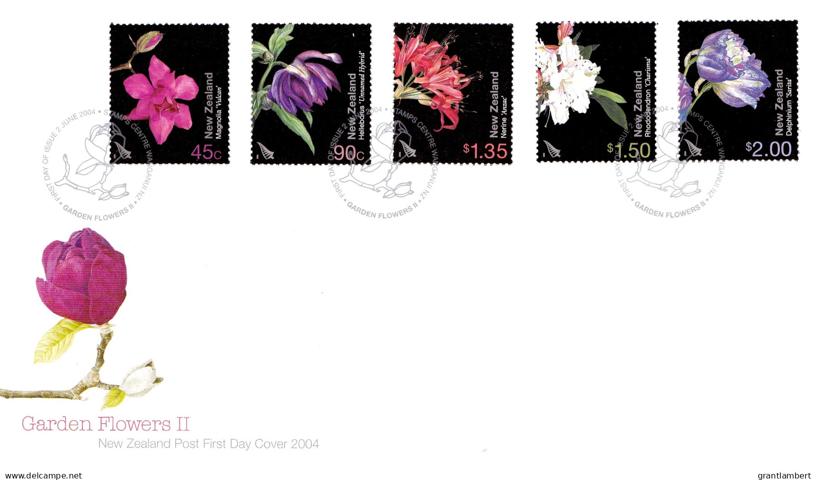 New Zealand 2004 Garden Flowers II FDC - FDC