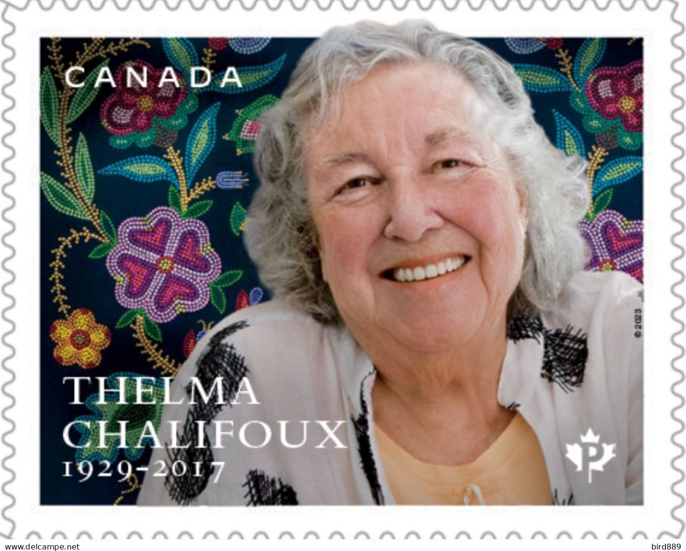 2023 Canada Indigenous Leaders – Thelma Chalifoux Single Stamp From Booklet MNH - Single Stamps