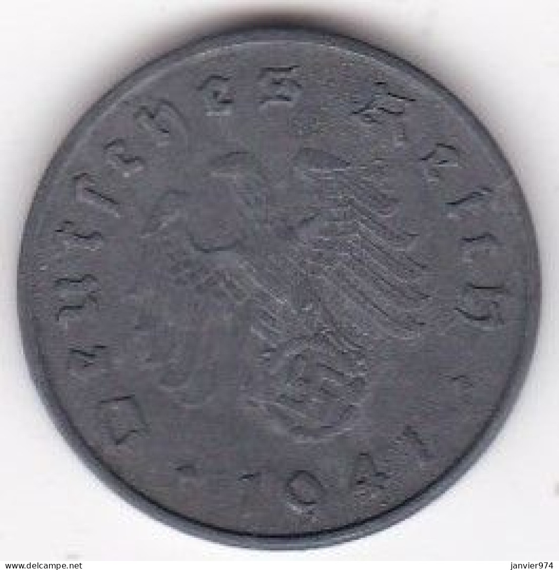 10 Reichspfennig 1941 A BERLIN En Zinc - 10 Reichspfennig