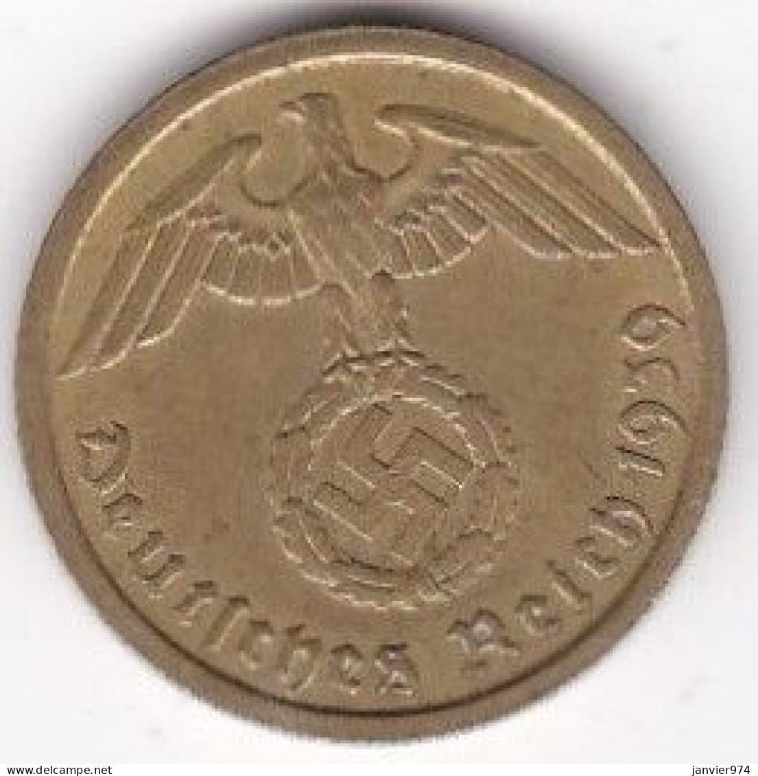 10 Reichspfennig 1939 A BERLIN. Bronze-aluminium - 10 Reichspfennig