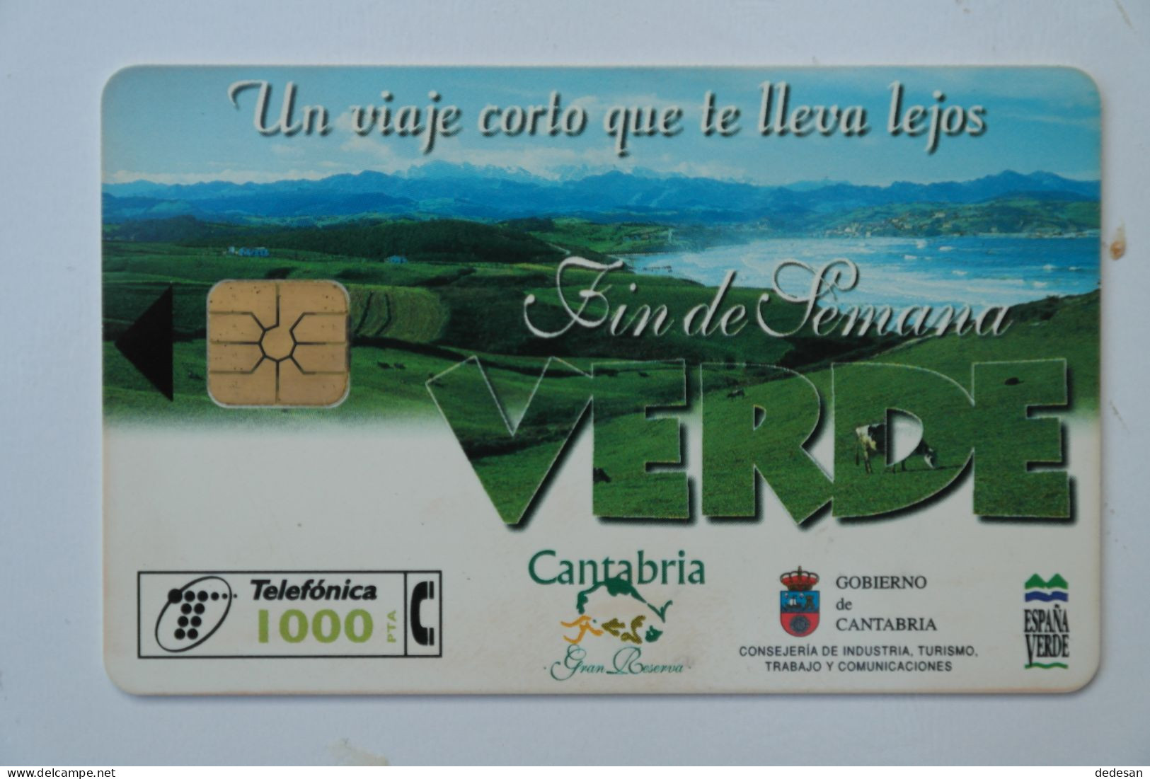 Télécarte Fin De Semana VERDE Cantabria - LIL01 - Other & Unclassified