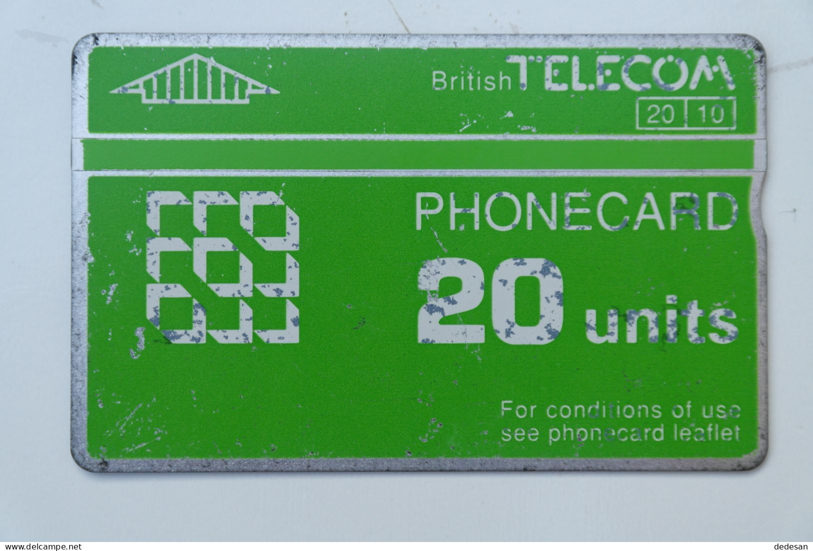 Télécarte British Telecom Phonecard 20 Units Attention: Traces D'usure - LIL01 - Otros & Sin Clasificación