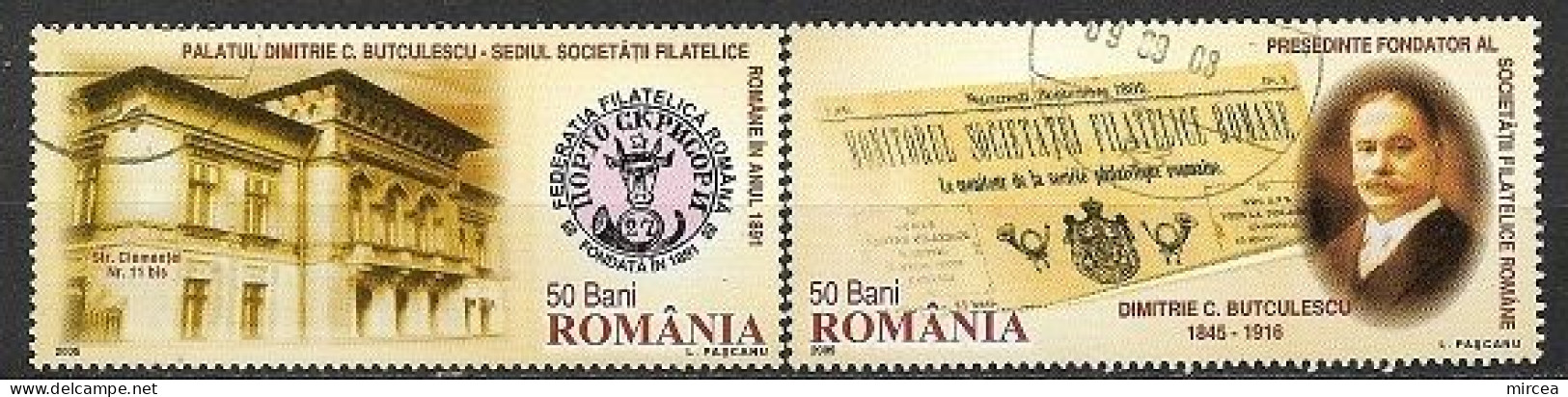 C3981 - Roumanie 2005 - 2v.obliteres - Gebraucht