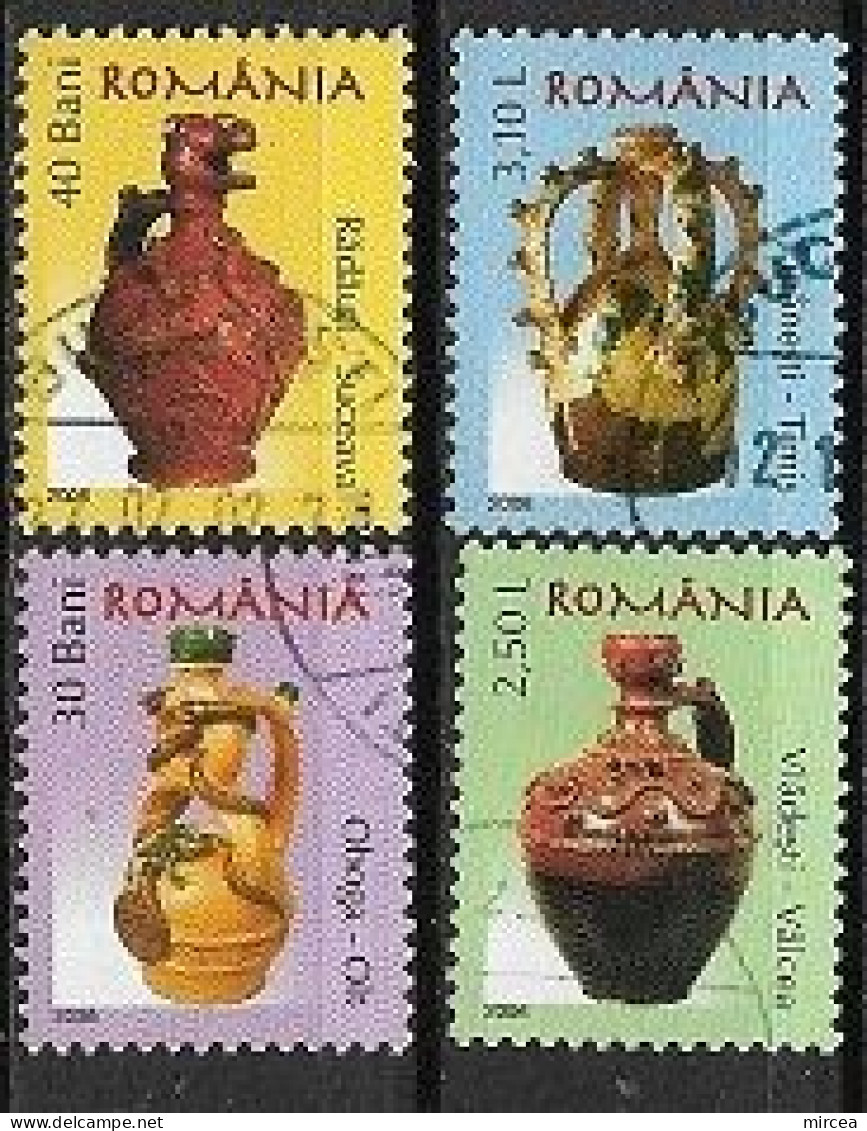 C3984 - Roumanie 2006 - Poterie  4v.obliteres - Used Stamps