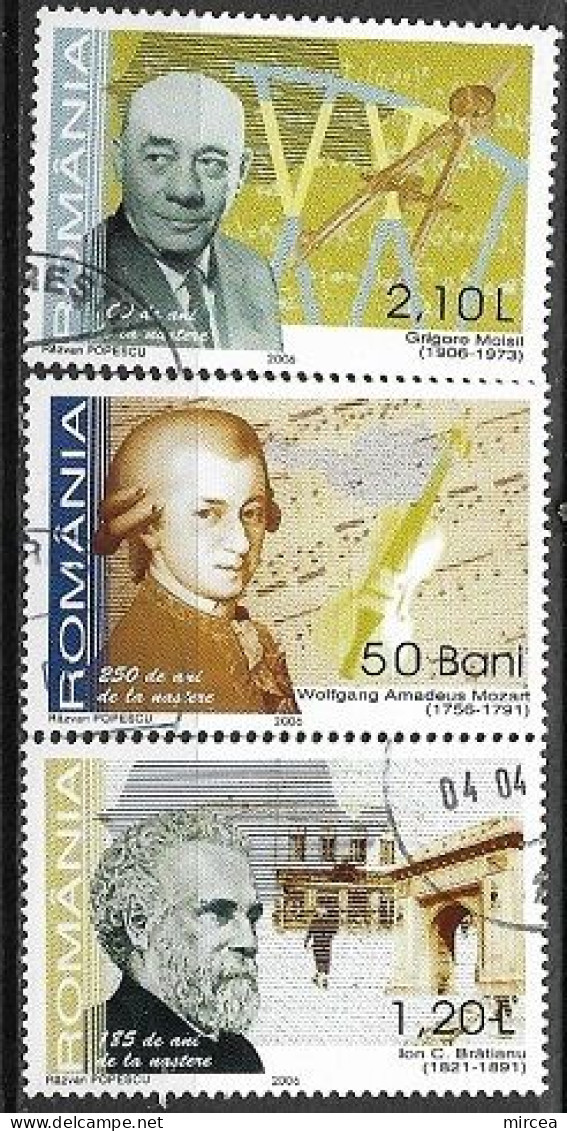 C3986 - Roumanie 2006 - 3v.obliteres - Used Stamps