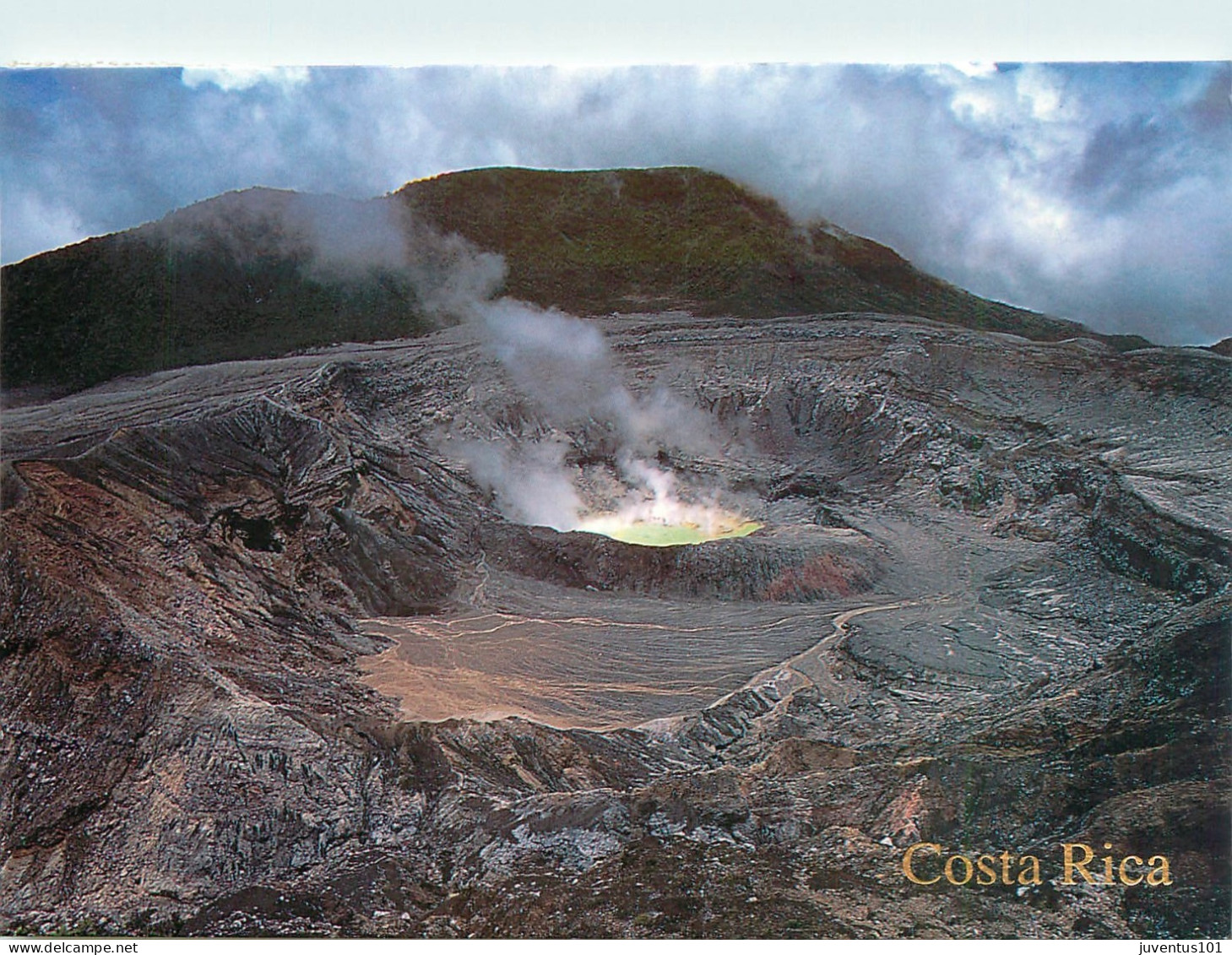 CPSM Costa Rica-Parque Nacional Volcan Poas-Beau Timbre       L2284 - Costa Rica