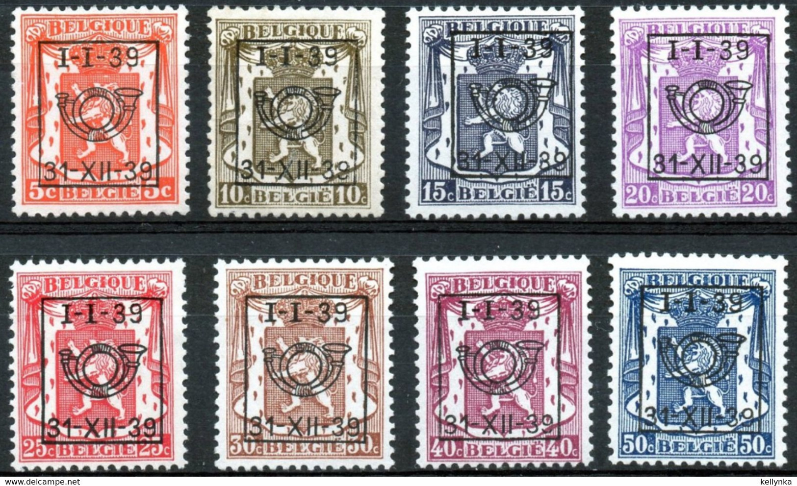 Belgique - Belgie - PRE420/427 - Préoblitérés - 1939 - MNH & MH - Typos 1936-51 (Petit Sceau)