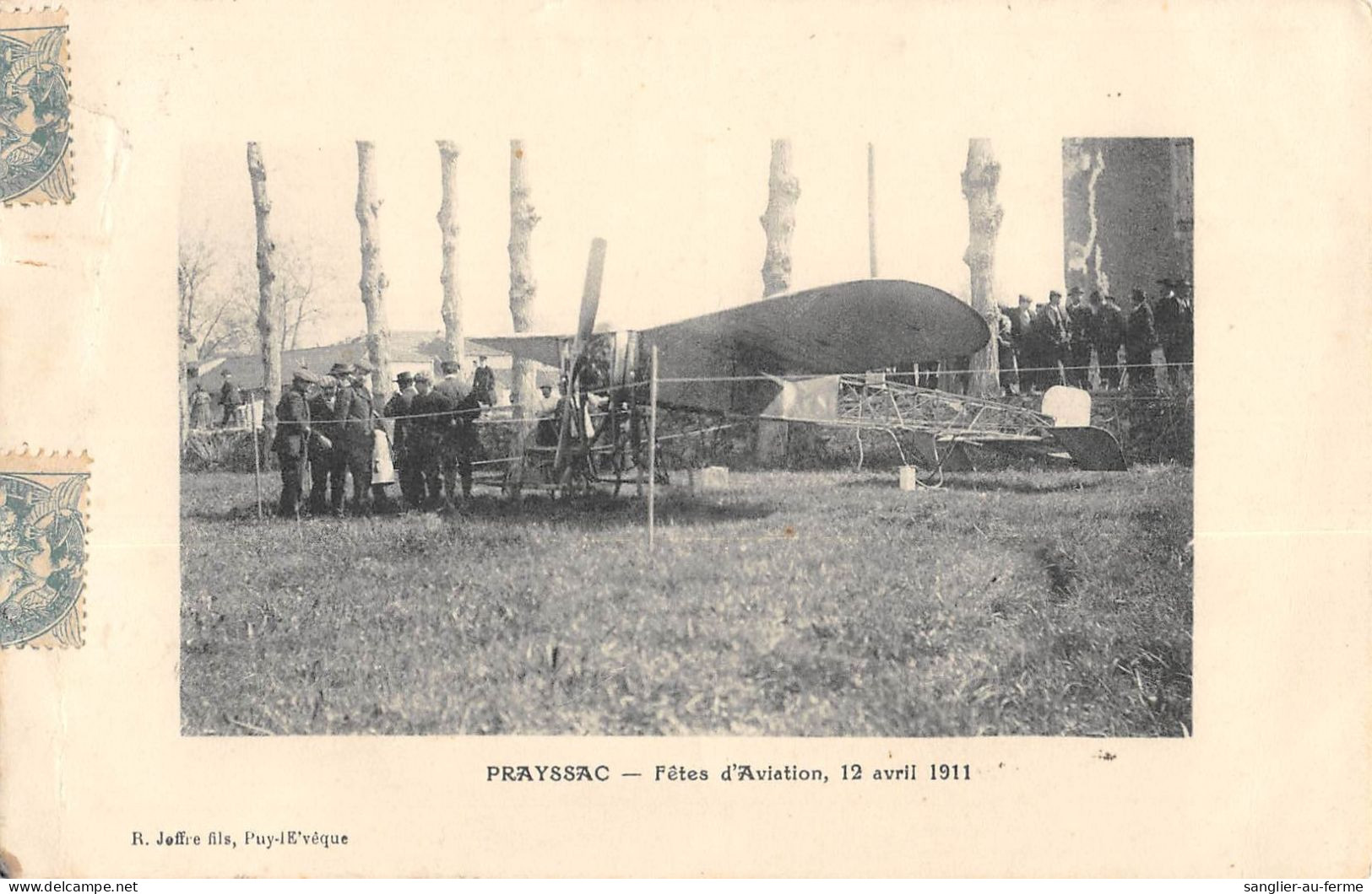 CPA 46 PRAYSSAC FETES D'AVIATION 12 AVRIL 1911 - Other & Unclassified