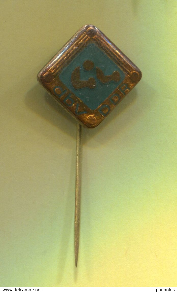 Boxing Box Boxen Pugilato - DBV DDR East Germany Federation Association, Vintage Pin  Badge  Abzeichen - Boxing