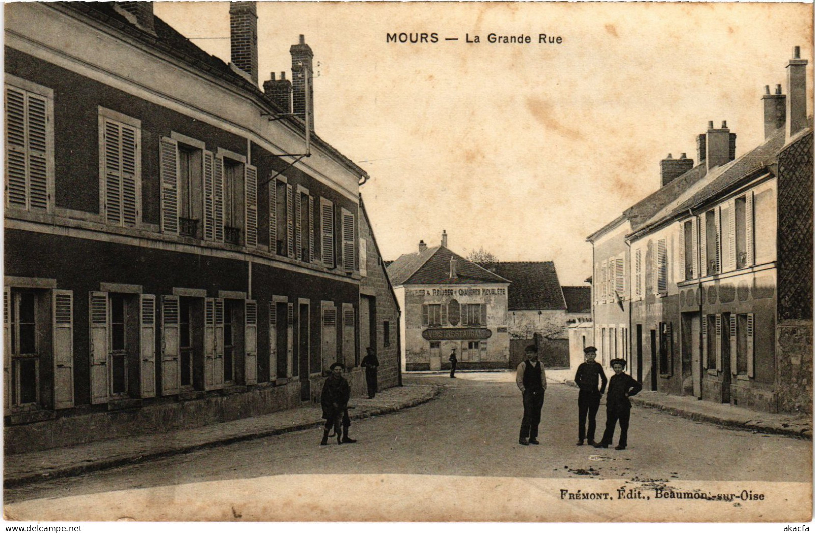 CPA Mours La Grande Rue (1340088) - Mours