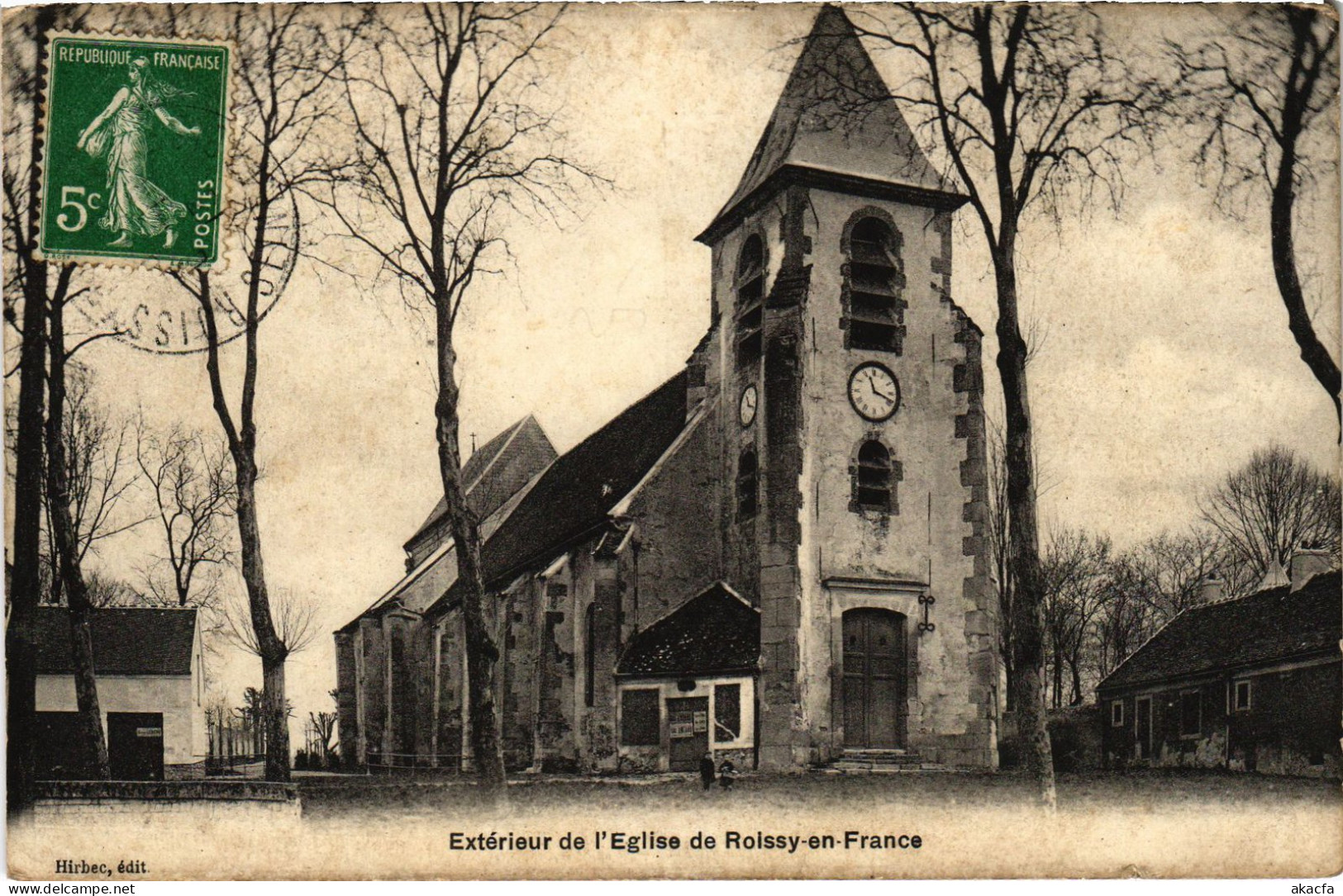 CPA Roissy Exterieur De L'Eglise (1340108) - Roissy En France