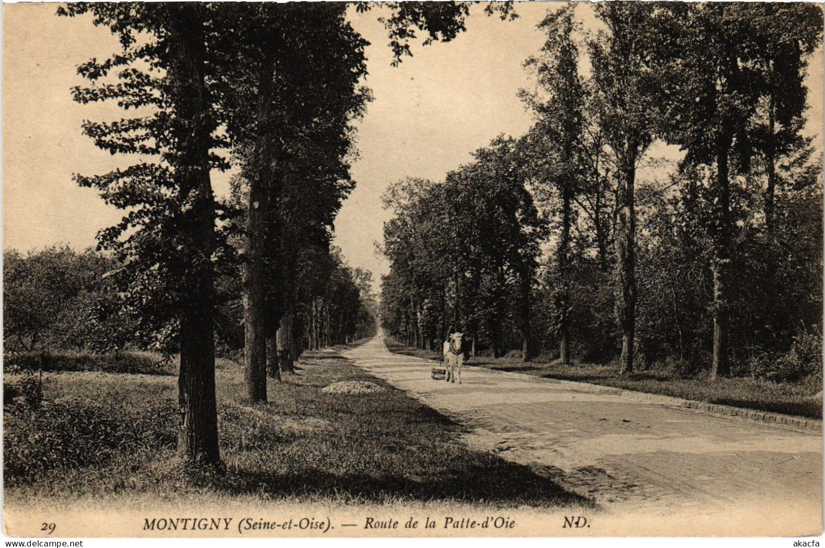 CPA Montigny Route De La Patte D'Oie (1340190) - Montigny Les Cormeilles
