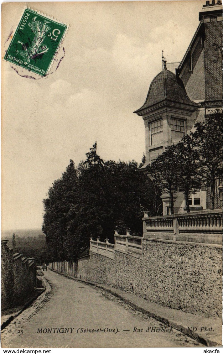 CPA Montigny Rue D'Herblay (1340192) - Montigny Les Cormeilles