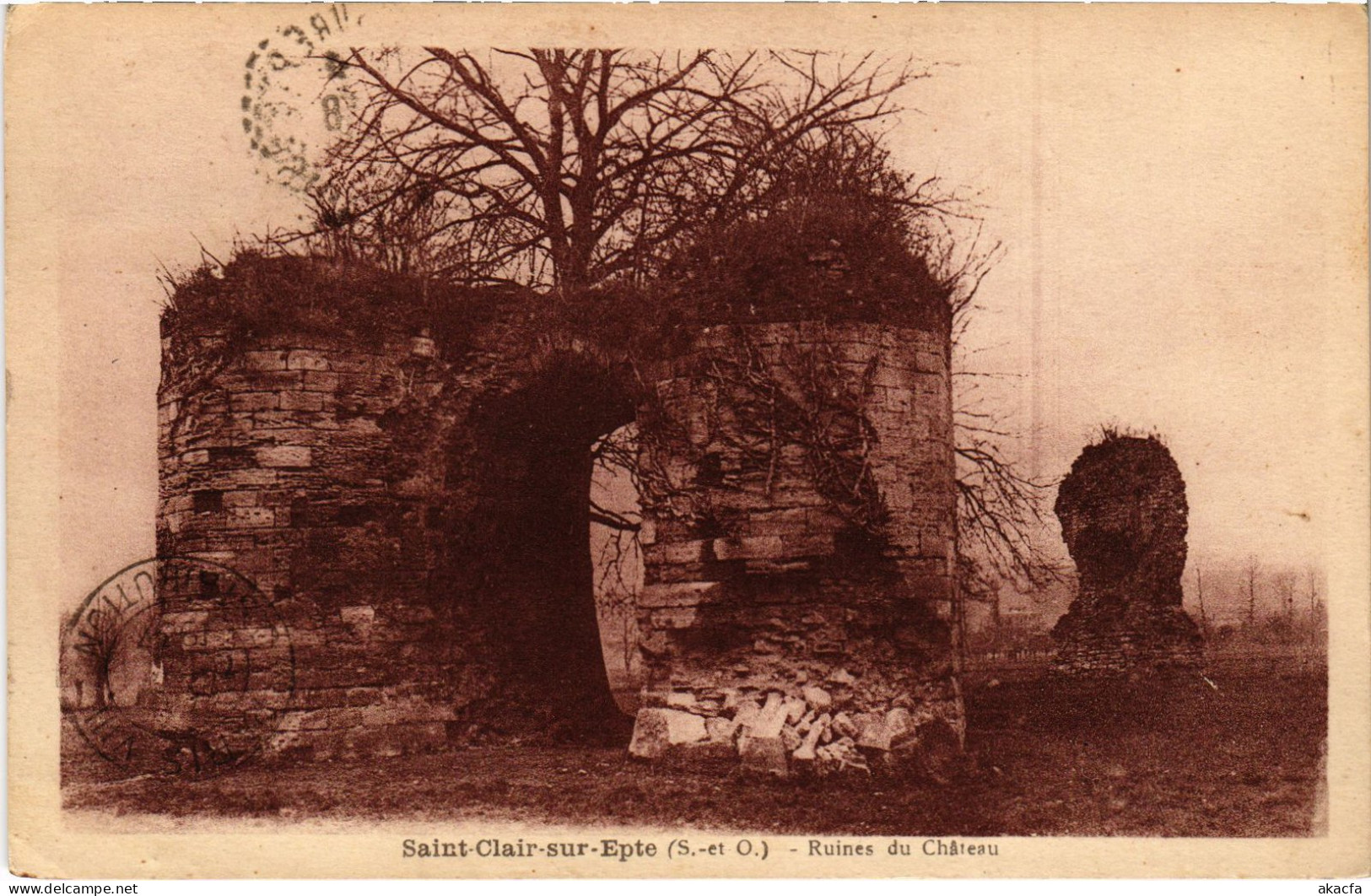 CPA St Clair Ruines Du Chateau (1340253) - Saint-Clair-sur-Epte