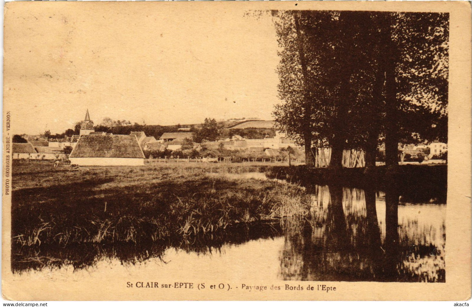 CPA St Clair Paysage Des Bords De L'Epte (1340256) - Saint-Clair-sur-Epte