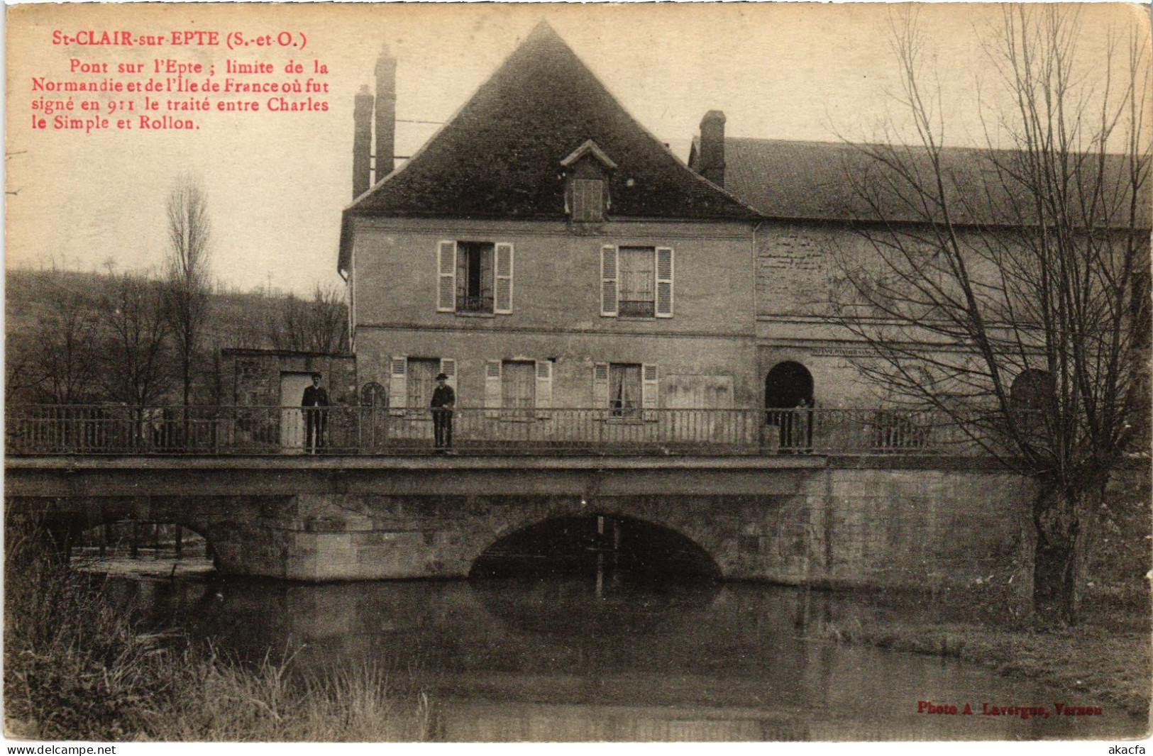 CPA St Clair Pont Sur L'Epte (1340259) - Saint-Clair-sur-Epte