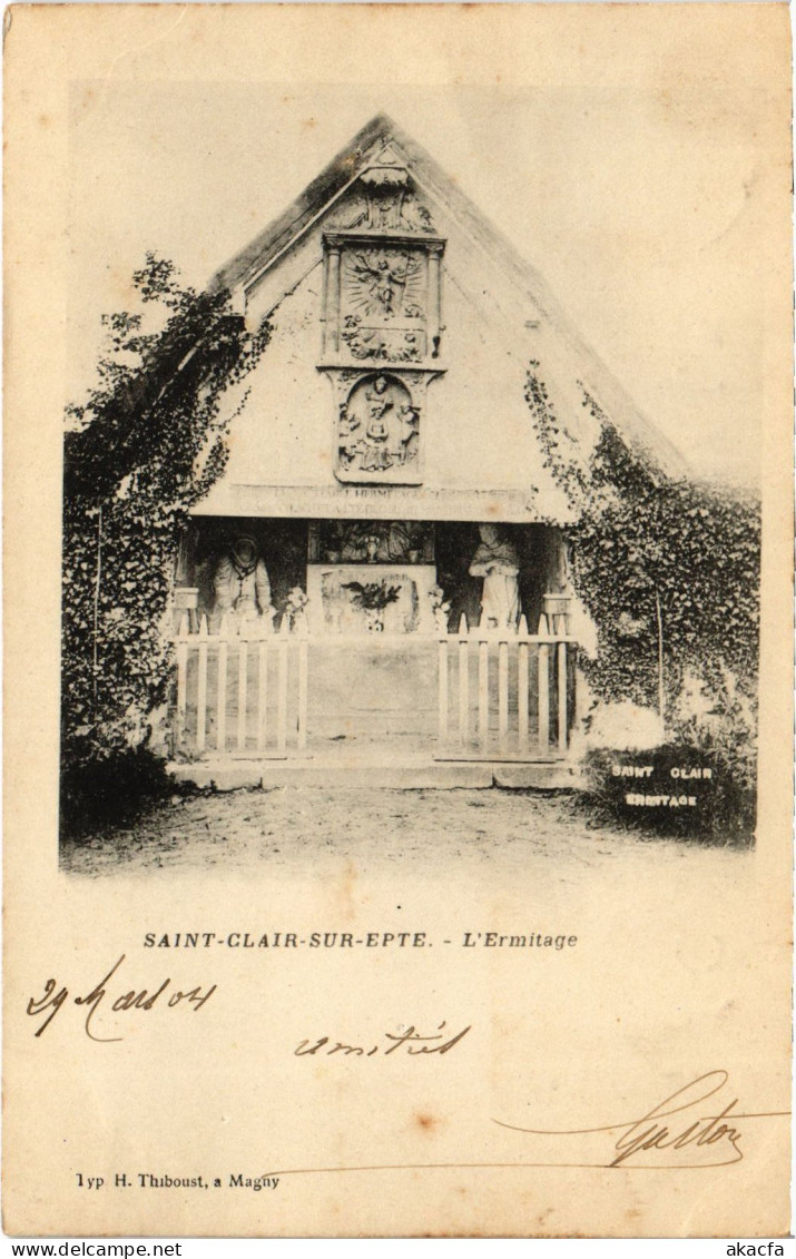 CPA St Clair Ermitage (1340264) - Saint-Clair-sur-Epte