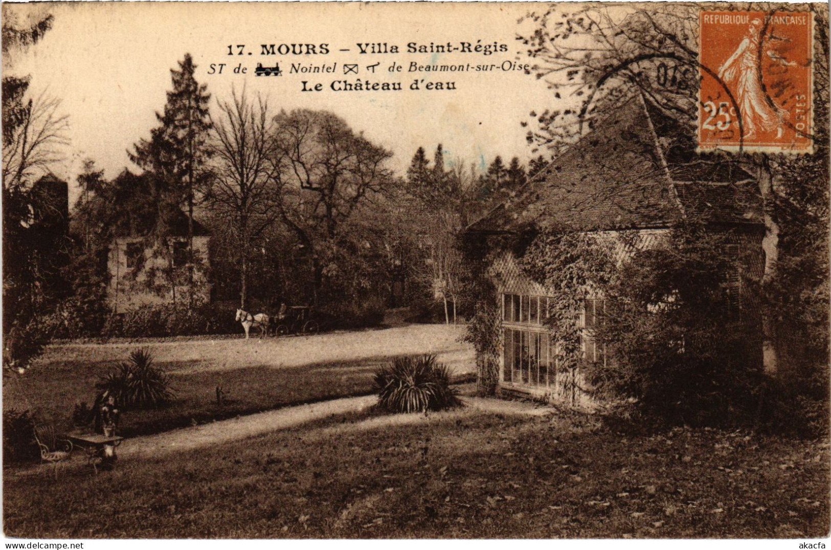 CPA Mours Villa St Regis Le Chateau D'eau (1340331) - Mours