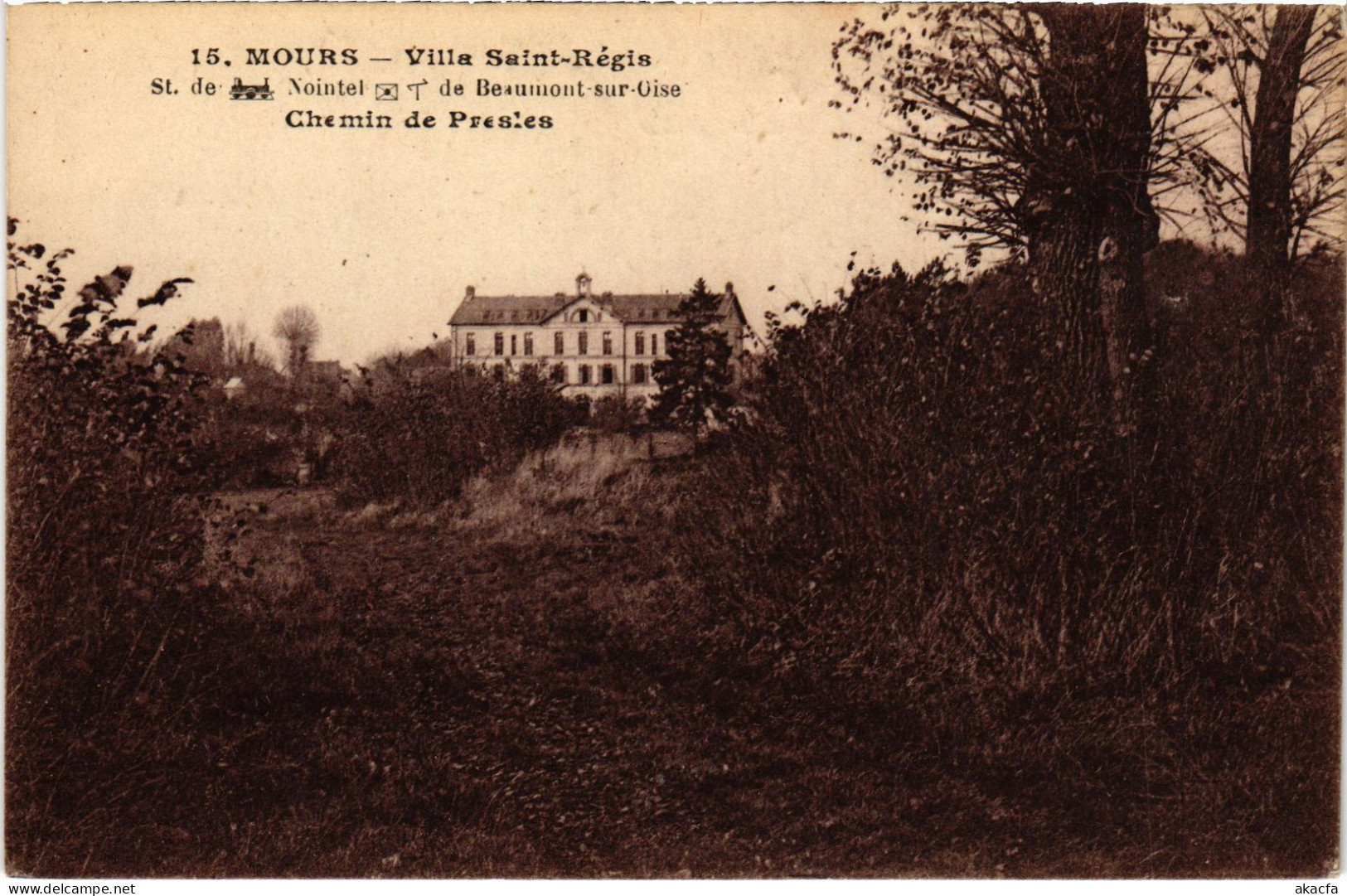 CPA Mours Villa St Regis Chemin Des Presles (1340338) - Mours