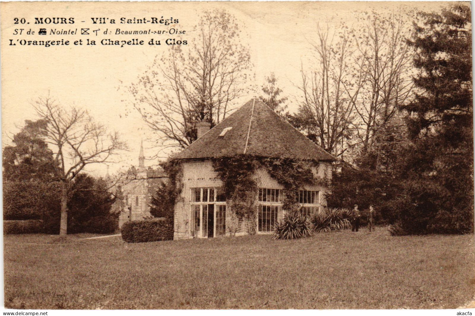CPA Mours Villa St Regis Orangerie Et Chapelle Du Clos (1340342) - Mours