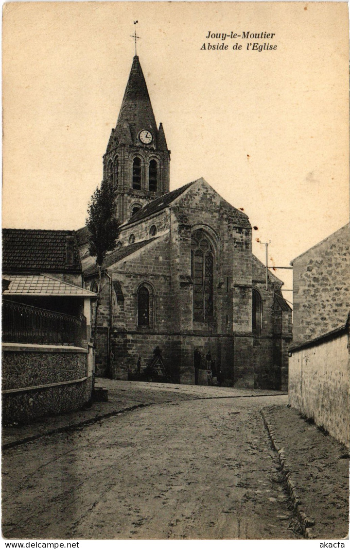 CPA Jouy Le Moutier Abside De Eglise (1340371) - Jouy Le Moutier