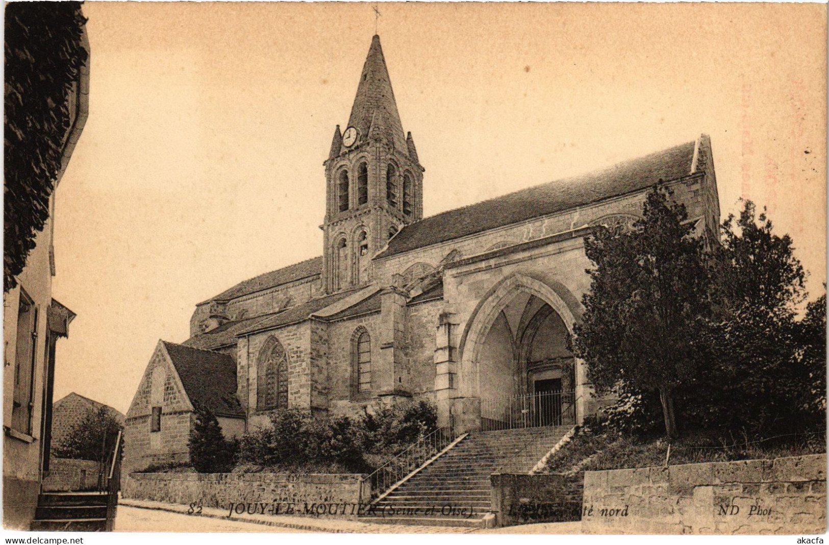 CPA Jouy Le Moutier Eglise (1340373) - Jouy Le Moutier