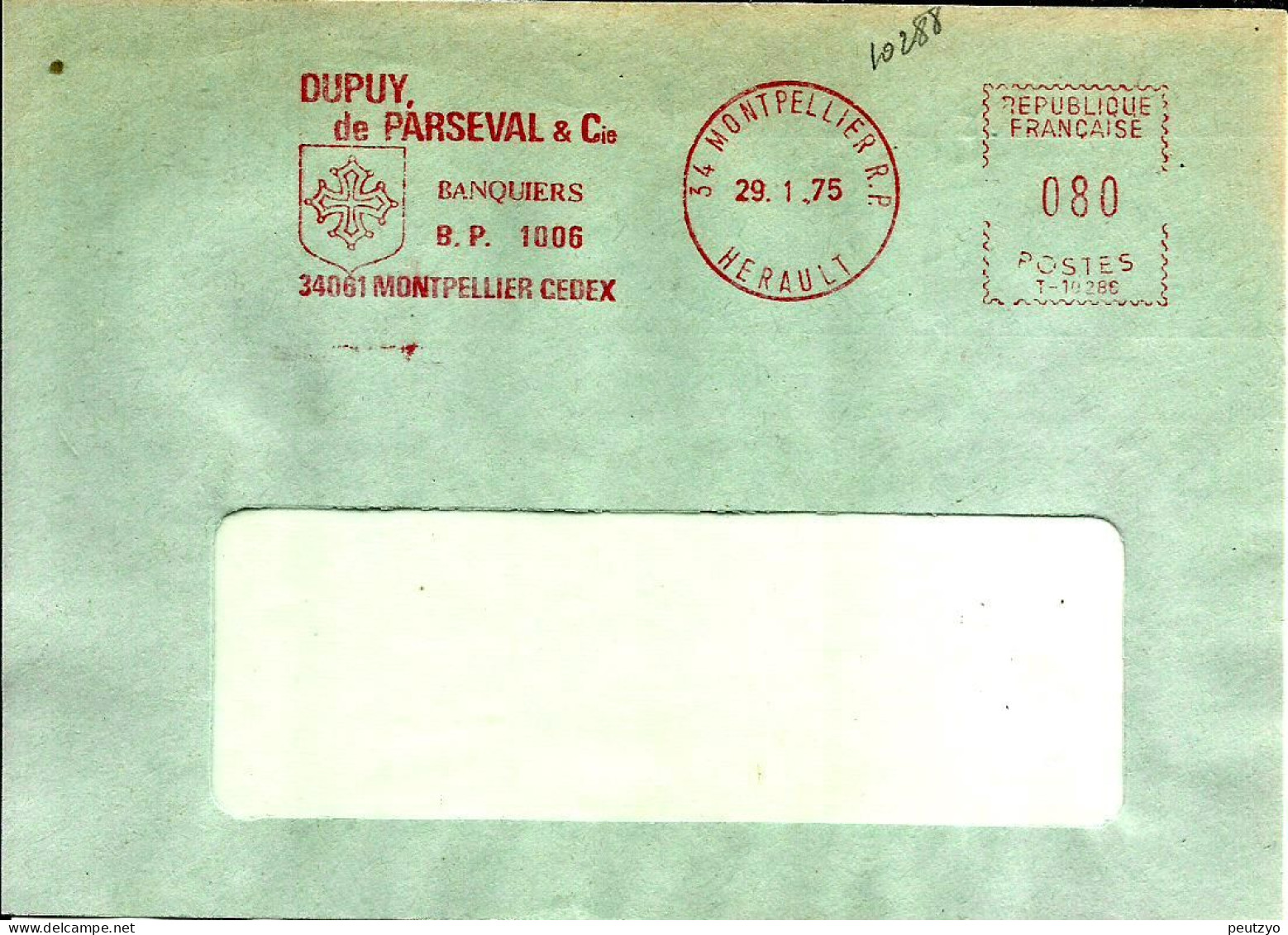 Lettre   EMA  Havas 1975 Dupuy De Perceval & Cie Metier Banque  Croix De Malte 34 Montpelier C28/32 - Usines & Industries