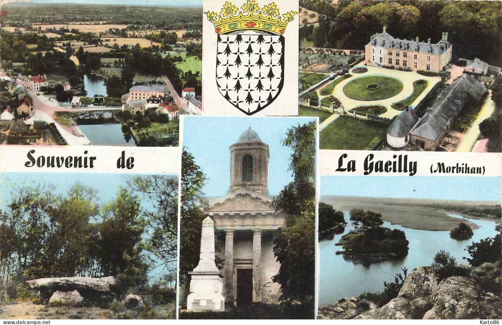 La Gacilly * Souvenir Du Village * Cp 5 Vues - La Gacilly