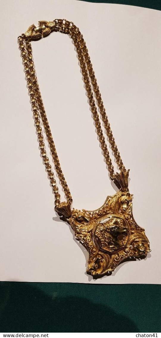 Bijoux Collier Signe Lucien Piccard Tete De Cheval - Necklaces/Chains