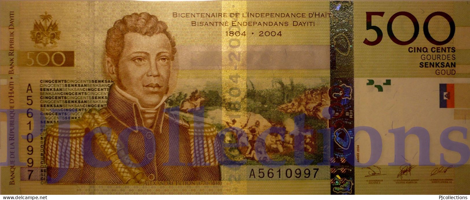 HAITI 500 GOURDES 2004 PICK 277a UNC - Haïti