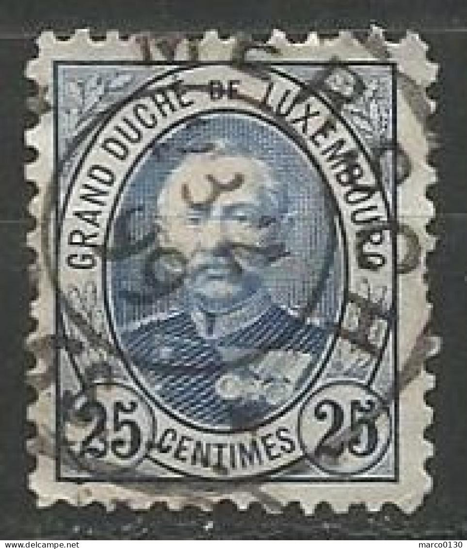 LUXEMBOURG N° 62 OBLITERE - 1891 Adolfo Di Fronte