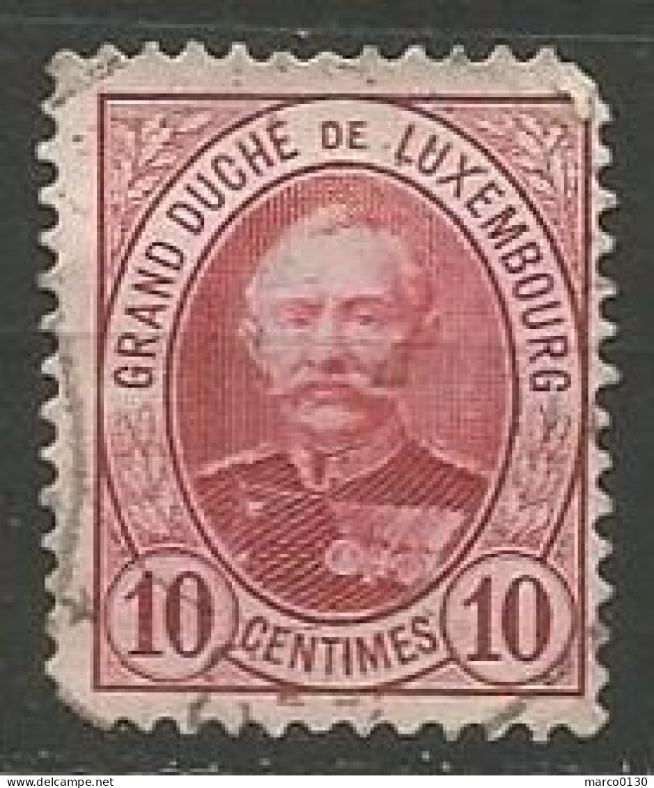 LUXEMBOURG N° 59 OBLITERE - 1891 Adolfo Di Fronte