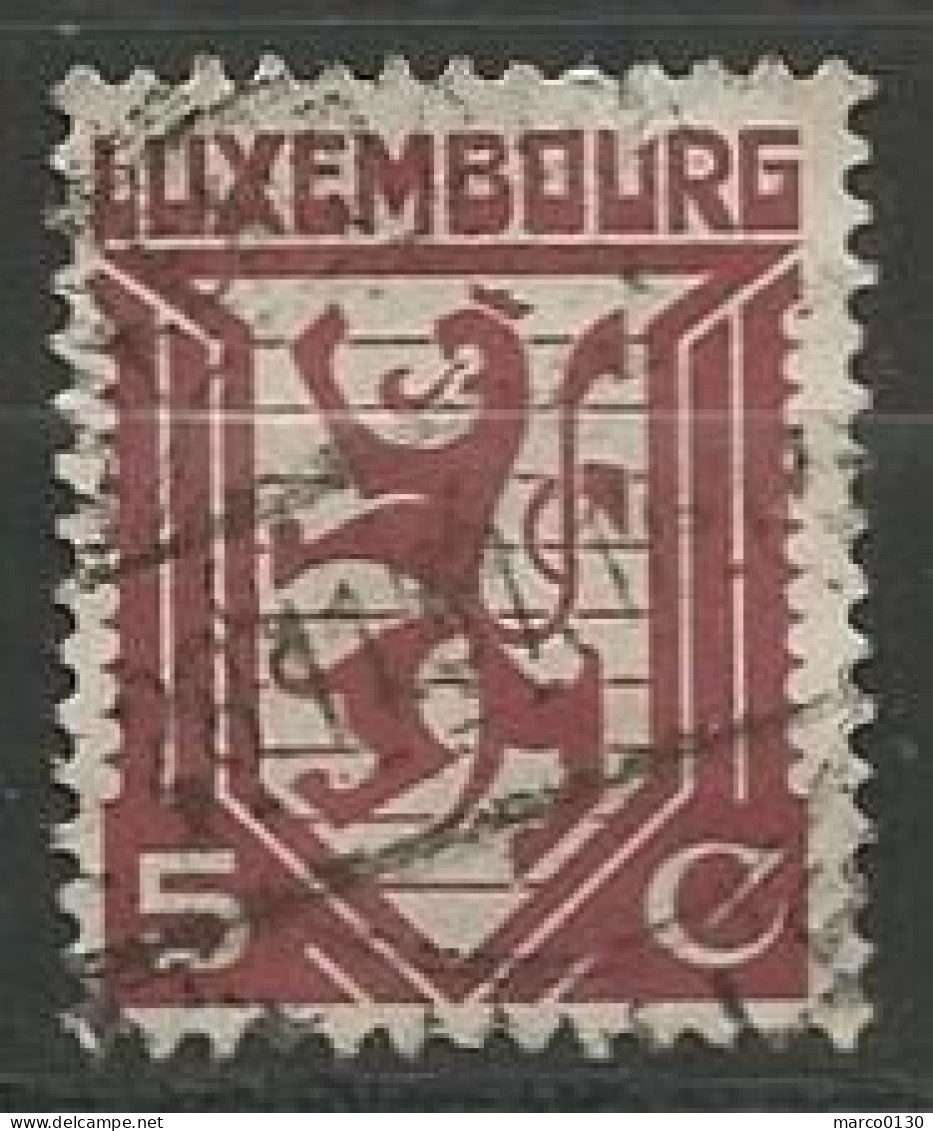 LUXEMBOURG N° 231 OBLITERE - Used Stamps