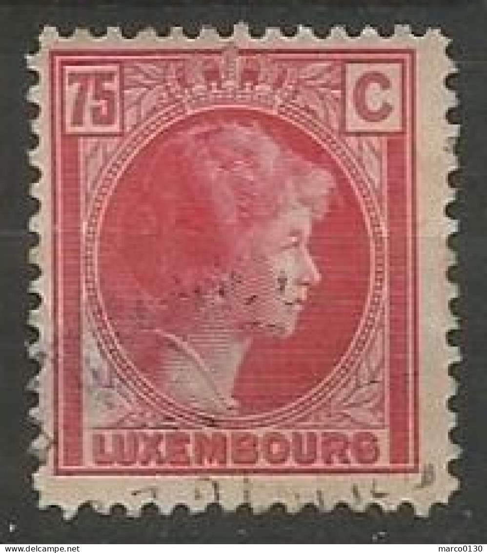 LUXEMBOURG N° 175 OBLITERE - 1926-39 Charlotte Right-hand Side