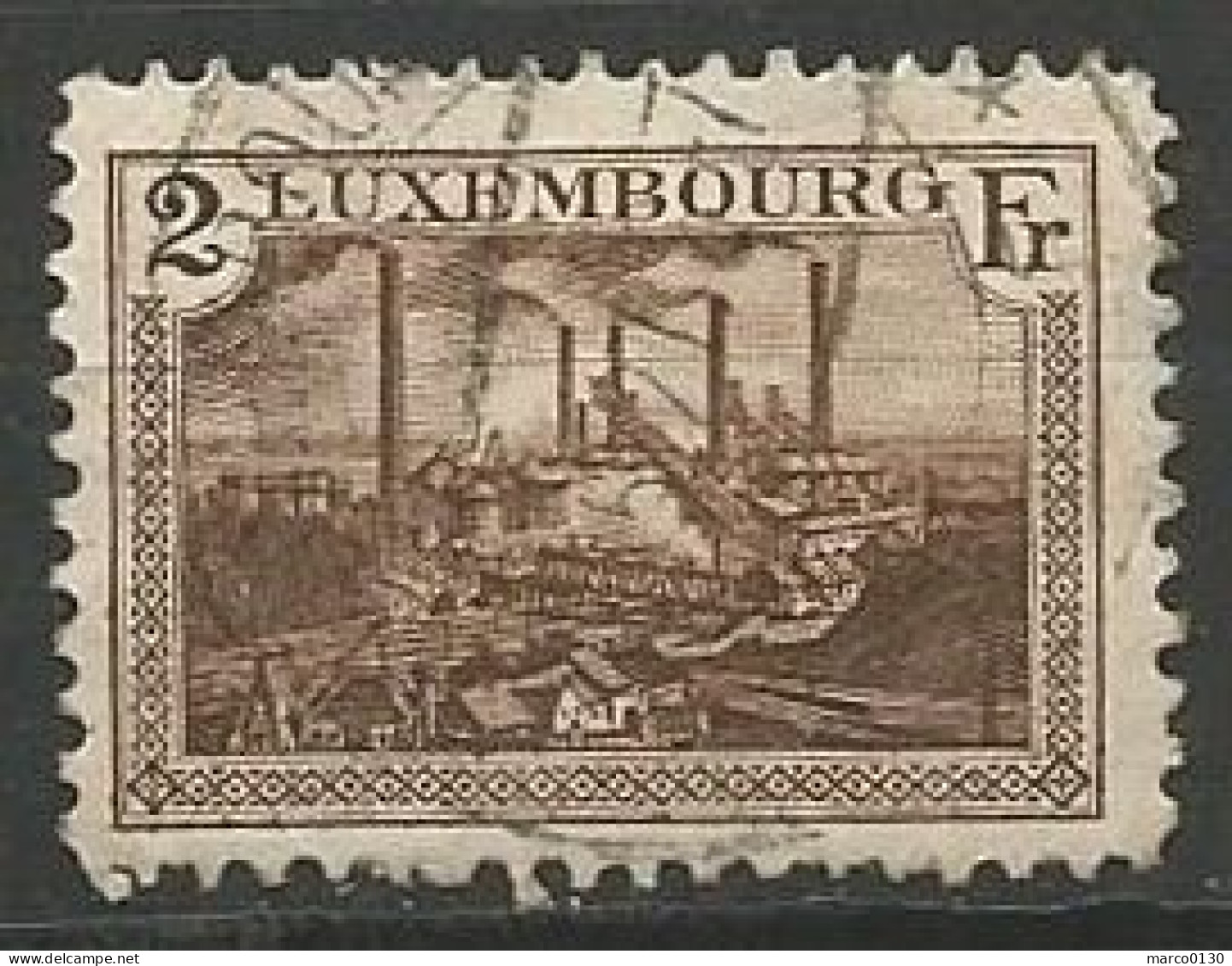 LUXEMBOURG N° 158 OBLITERE - Usados