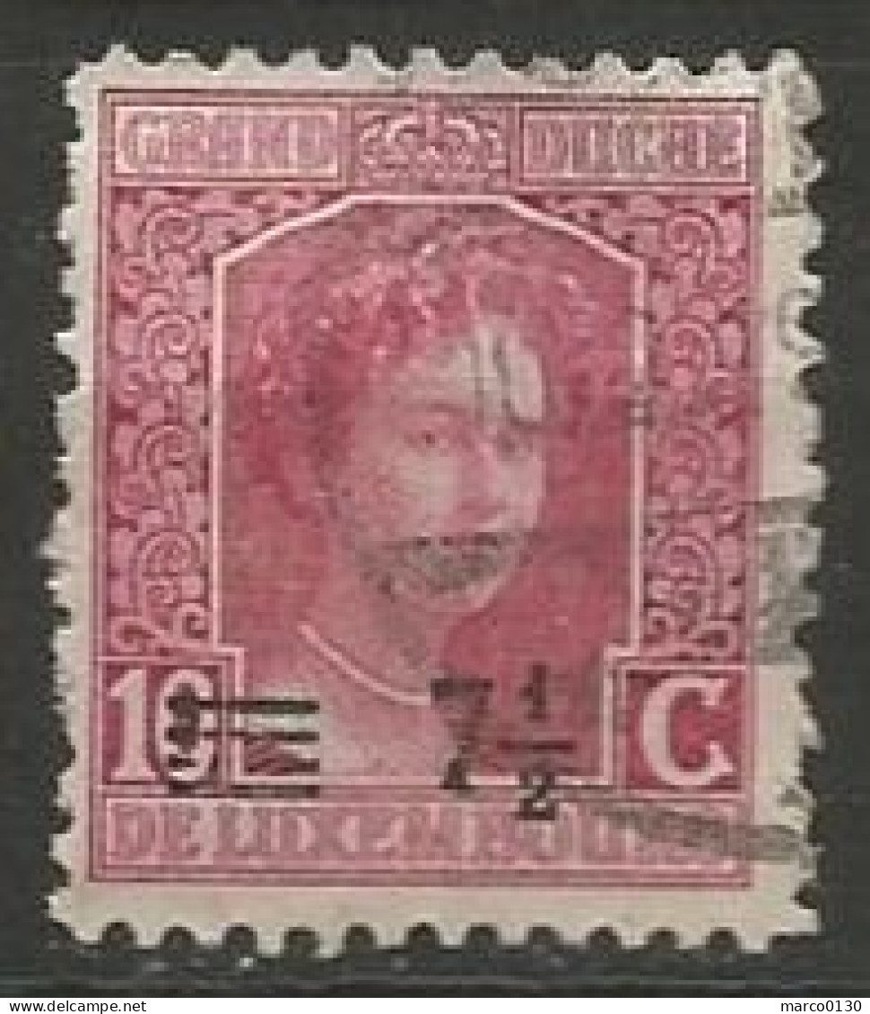 LUXEMBOURG N° 113A OBLITERE - 1914-24 Maria-Adelaide