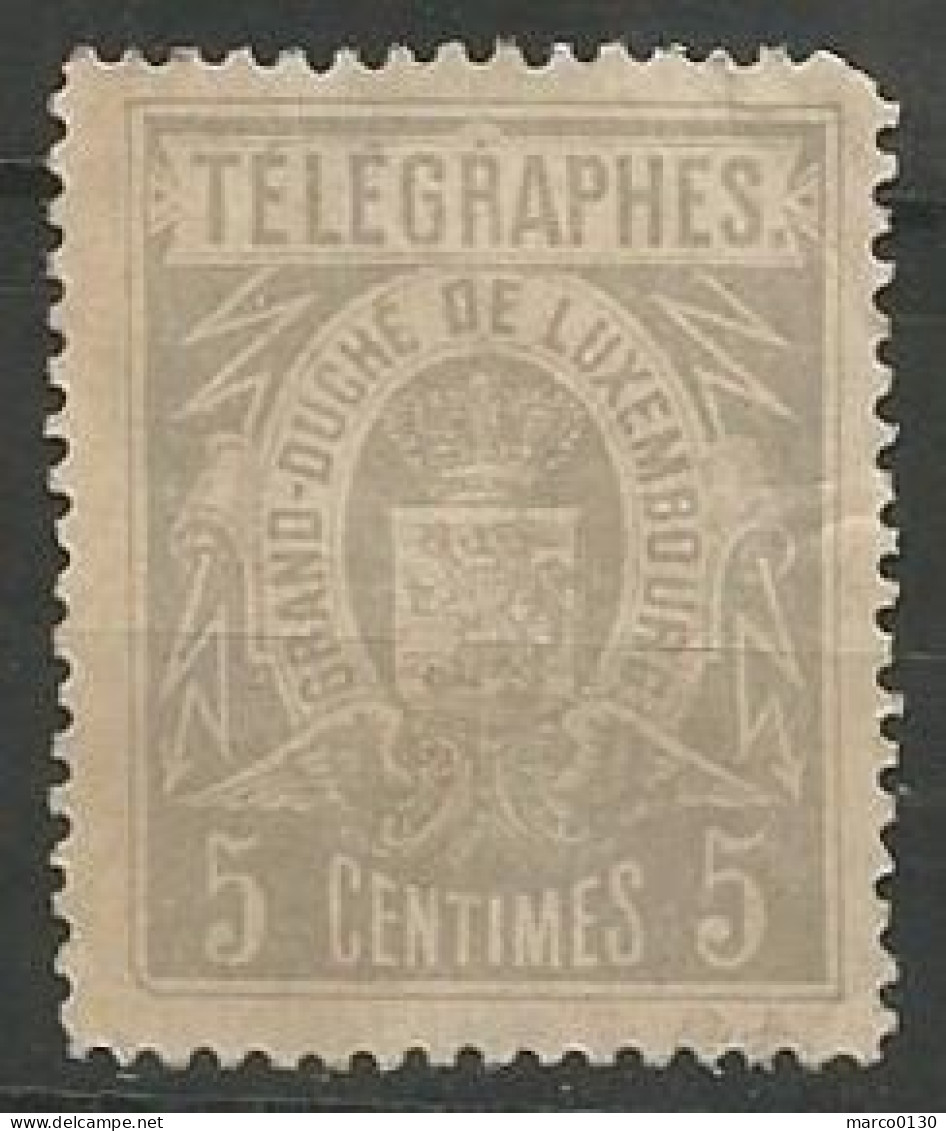 LUXEMBOURG / TELEGRAPHE N° 1 NEUF Sans Gomme Dentelé 11 -11 1/2 - Telegraphenmarken