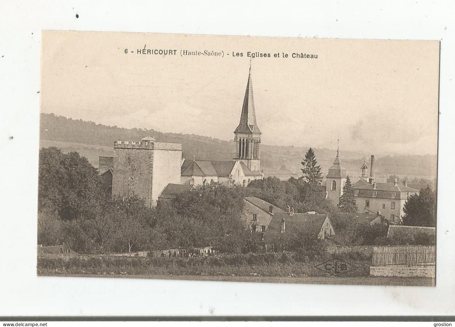 HERICOURT (HAUTE SAONE) 6 LES EGLISES ET LE CHATEAU - Héricourt