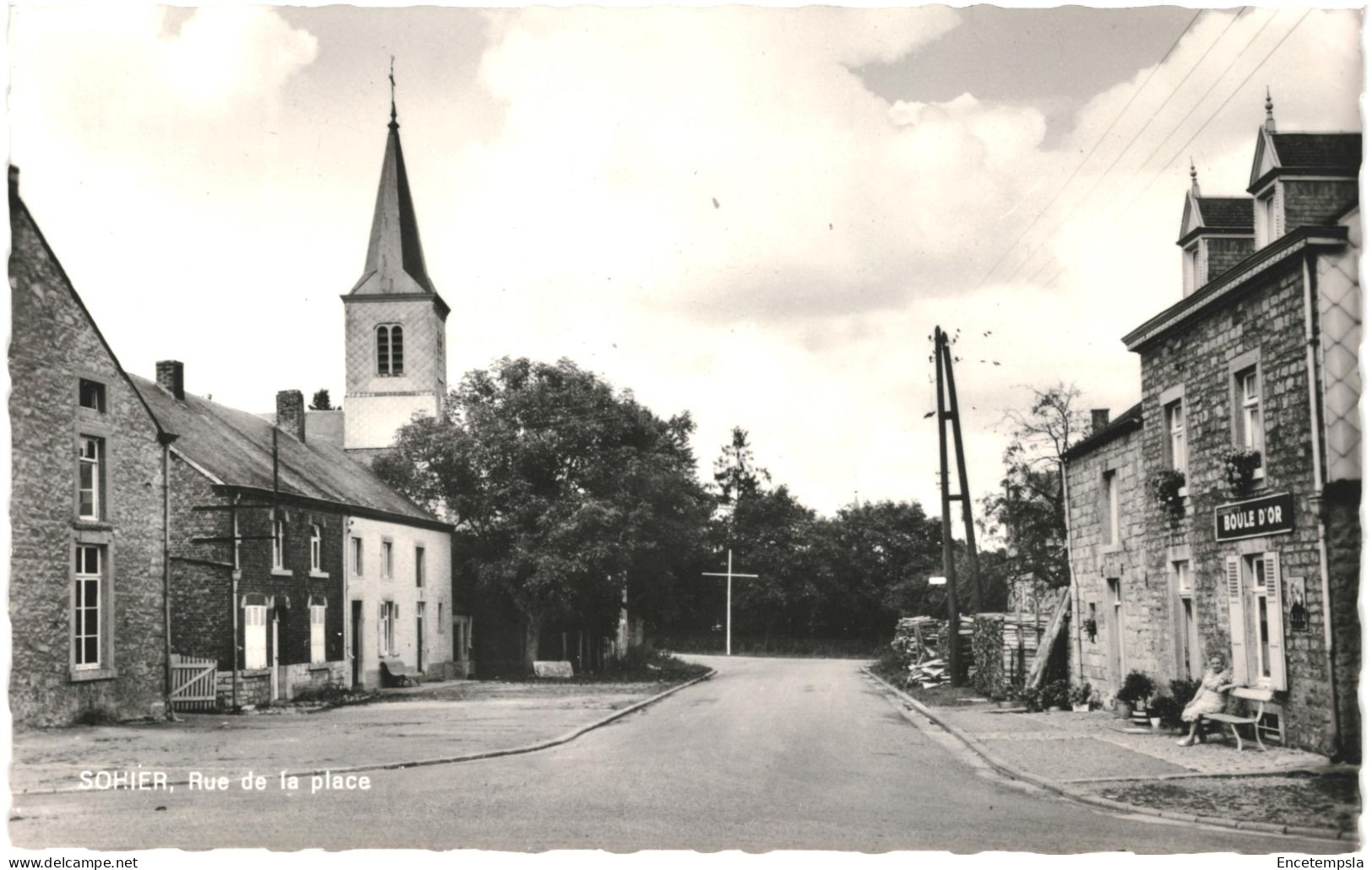 CPSM Carte Postale Belgique Sohier Rue De La Place VM68389ok - Wellin