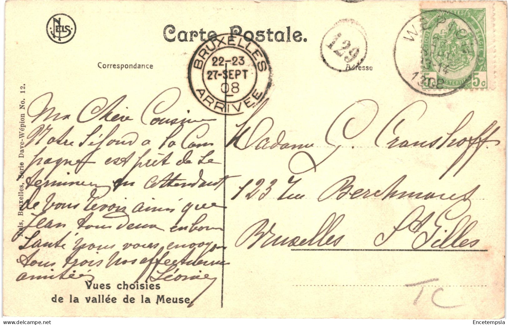 CPA Carte Postale Belgique Neviau Rochers VM68393 - Yvoir