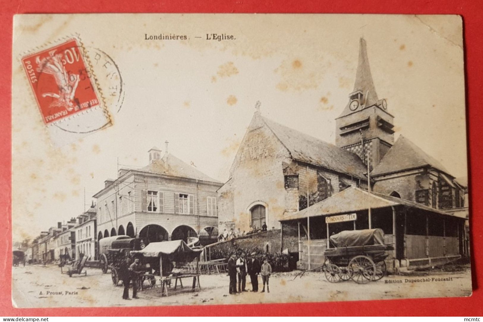 CPA - Londinières -  L'Eglise - Londinières